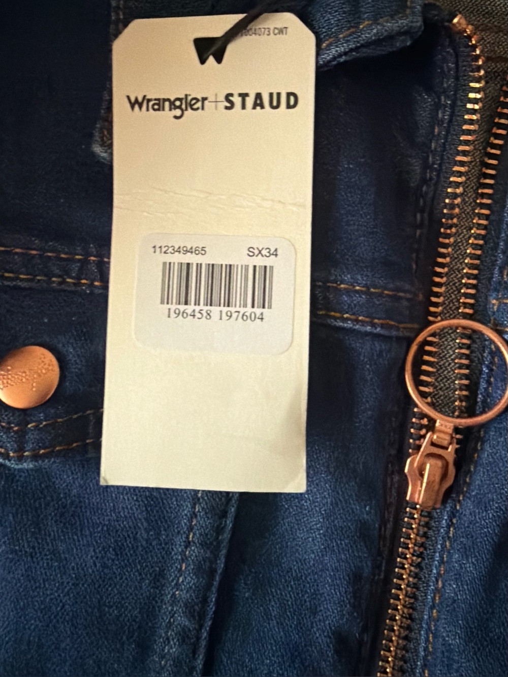STAUD x Wrangler The Body Denim Jumpsuit - Picture 4 of 7